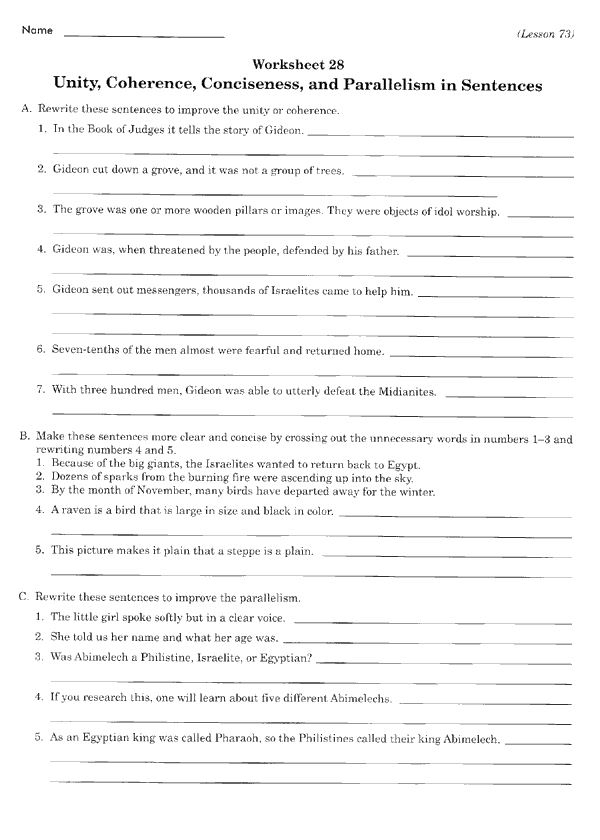 English Worksheet Grade 8 A Worksheet Blog